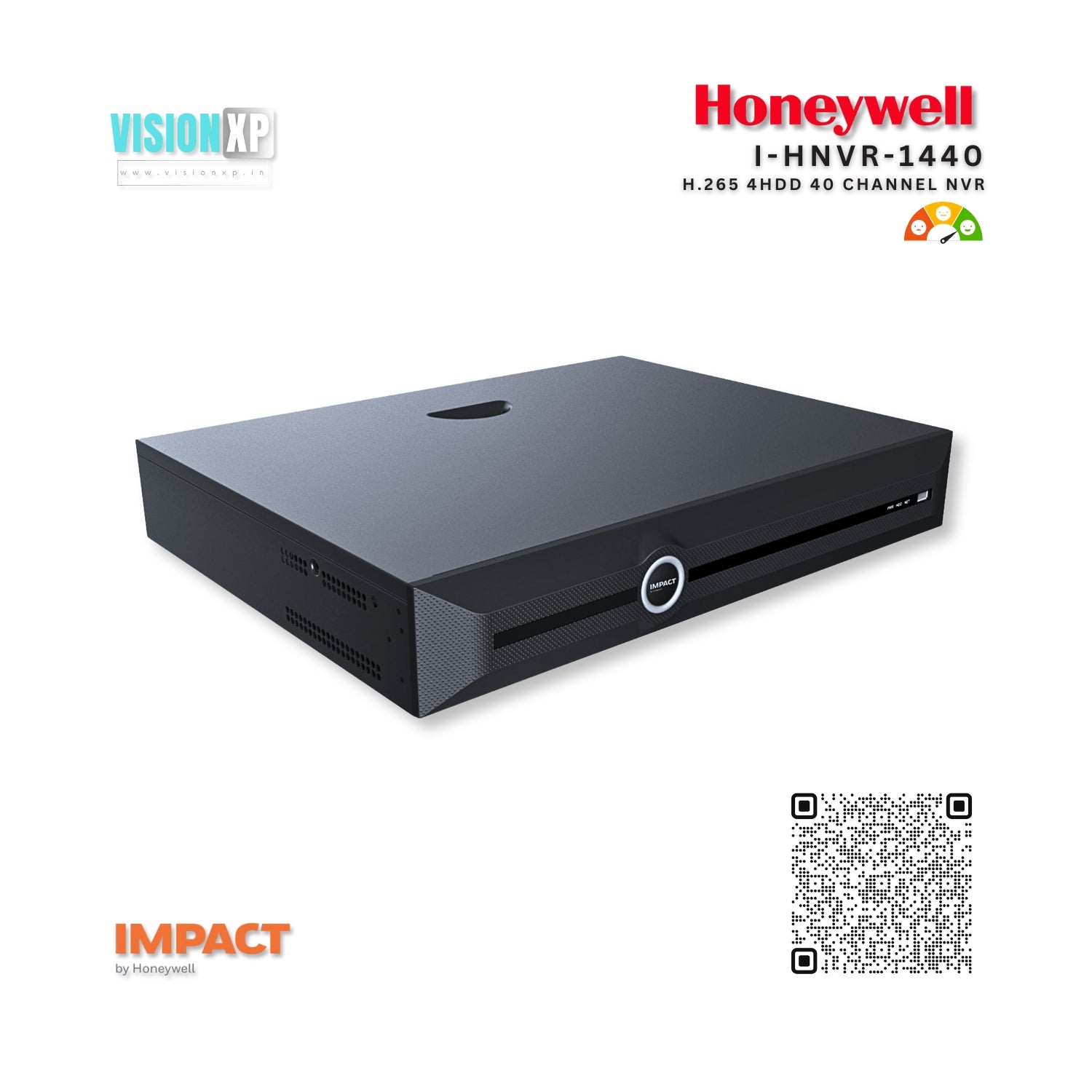 Honeywell Impact I-HNVR-1440 H.265 4HDD 40 Channel NVR Honeywell Impact I-HNVR-1440 H.265 4HDD 40 Channel NVR